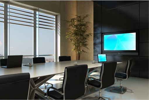 Audio visua lequipment in boardroom