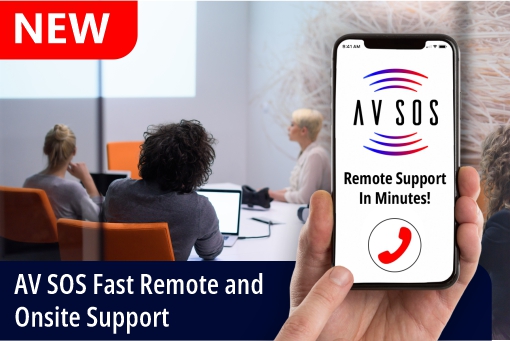 New for 2023 - AV SOS fast remote and onsite support