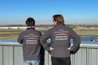 Marcelo and Julian at Bristol Airport.