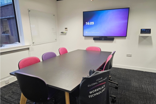 User-friendly meeting technology solution Brunel Pension Partnership's board room.