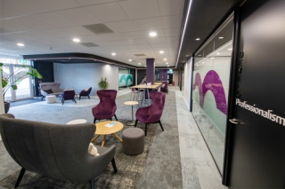 Open collaboration space at the Openwork Partnership Swindon offices.