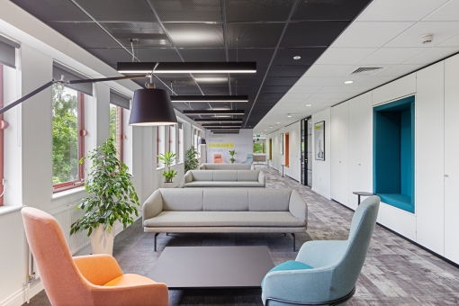 breakout meeting space at the BCC Breakout and huddle spaces at the Business Cyber Centre.
