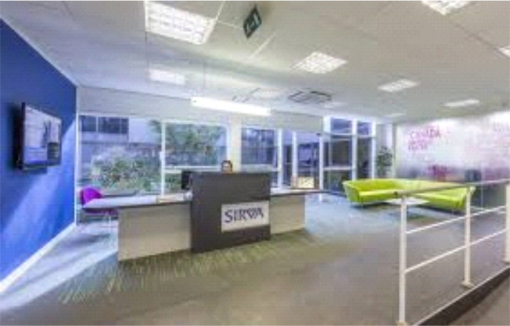 Sirva open plan office