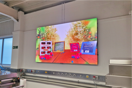 136 all-in-one LG LED screen at Multivac Swindon Innovation Centre