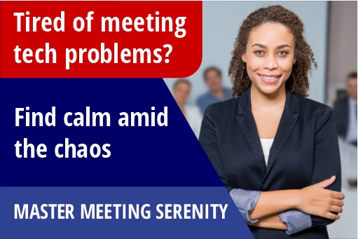 Enjoy meeting serenity with AV technology support