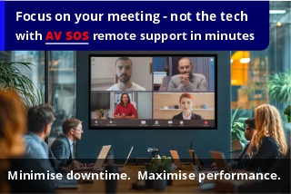 Focus on your meeting not the tech with AV SOS